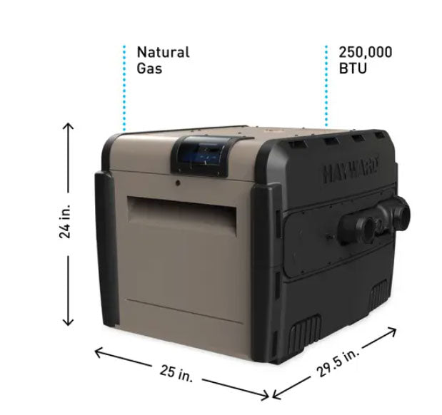 Universal H-Series 250,000 BTUs Inground Low NOx Pool Heater - Propane Gas