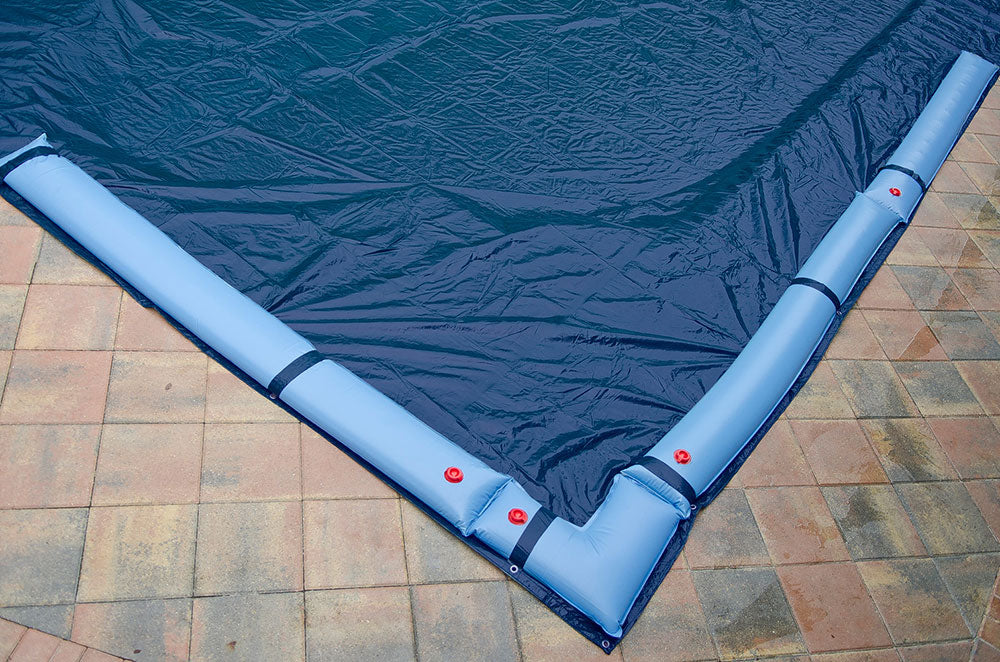 PoolTux Royal Blue/Black 12 x 24 Foot Winter Pool Cover