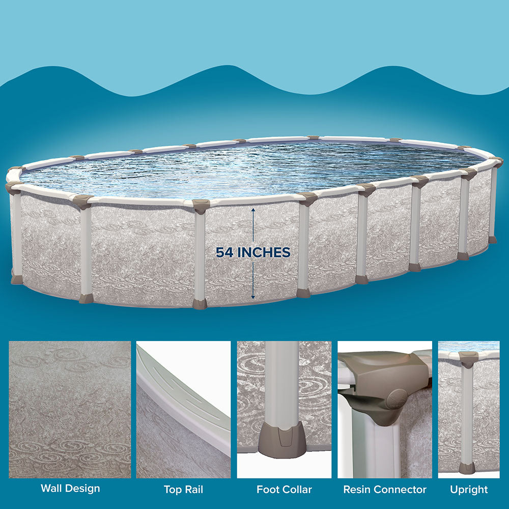 Magnus Oval Aboveground Pool Package