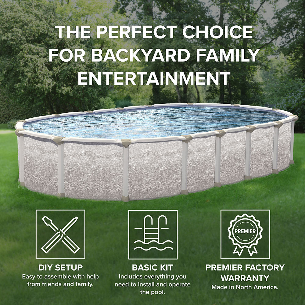Magnus Oval Aboveground Pool Package