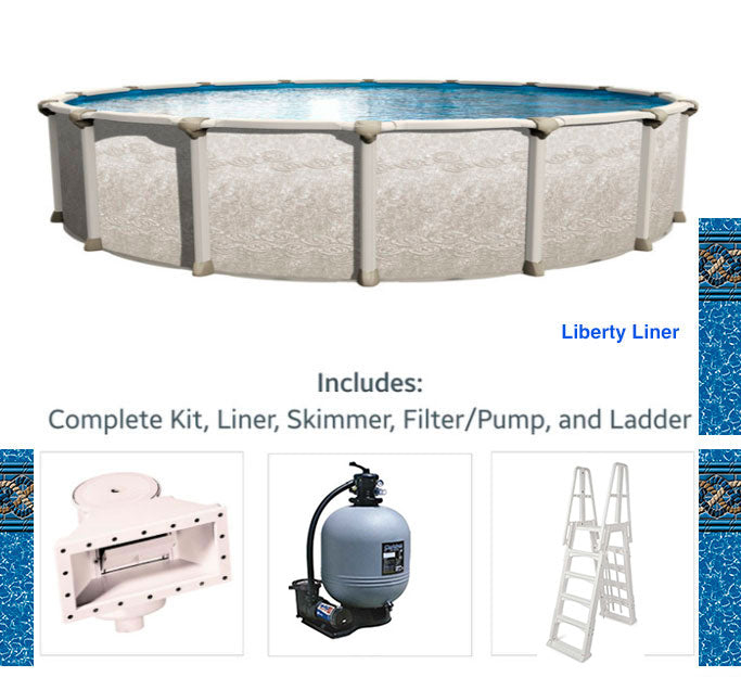 Magnus Round Aboveground Pool Package