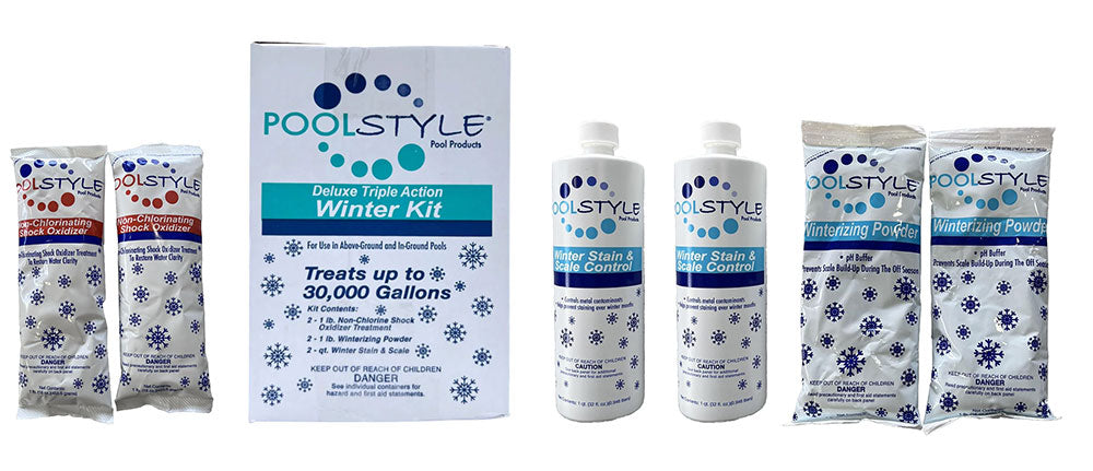 PoolStyle 30K Gallon Deluxe Triple Action Winterizing Kit