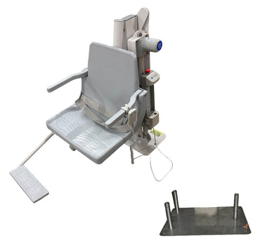 Commercial C-450 Pool Lift With Tri-Point Anchor - 450 Pound Capacity