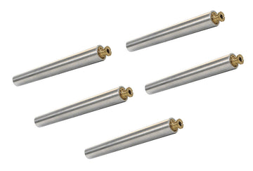 Safety Cover Pipe Anchors - 10 Inches With Threaded Brass Anchors - Pack of 5