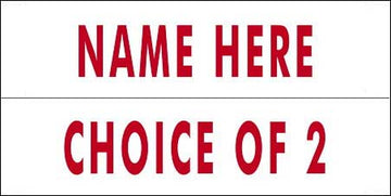 Name Plate With Two Additional Names for Manager on Duty Sign (Customize)