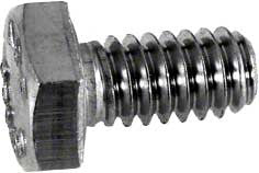 Slotted Hex Head Screw 1/4-20 x 1/2 Inch