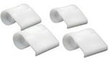 Front Skirts With Rollers - White - 2X and 4X Pool Cleaners (4 Per Kit) Front of All Suction