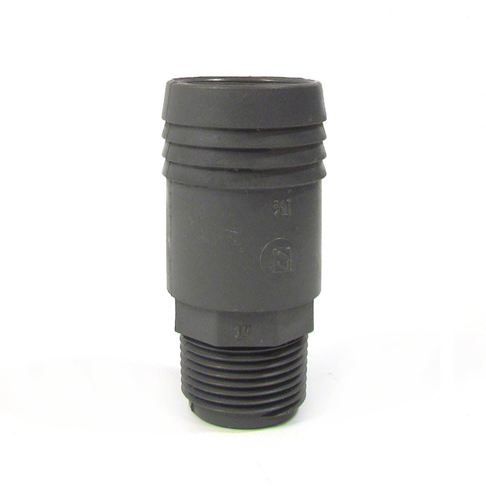 Reducing Insert Male Adapter 1-1/4 Inch Reducing MPT x 1 Inch Insert - PVC