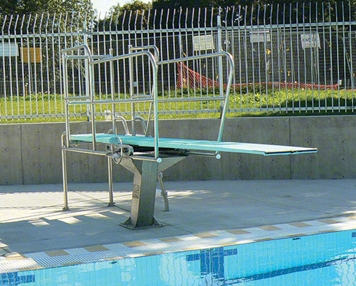Cheyenne 1 Meter Diving Stand With Side Access Steps on Left or Right - No Anchor