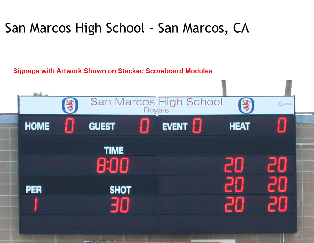 Scoreboard Frame for Scoreboard Panel and Artwork - Frame Only