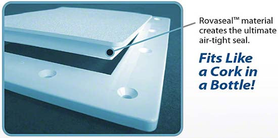 Aboveground Standard Winter Skimmer Plug - 5-5/8 x 5-7/8 Inches