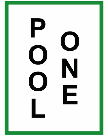 Pool One Name Pipe Label (Sold Per Inch)