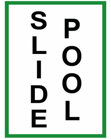 Slide Pool Name Pipe Label (Sold Per Inch)