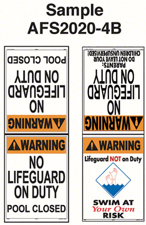 Coroplast Floor Stand 18 x 24 - Same (1) Sign on 2 Outside Panels, 2 Other Signs on Inside Panels