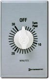 Commercial Spring Wound Countdown Timer - 30 Minute DPST - 125-277 Volts