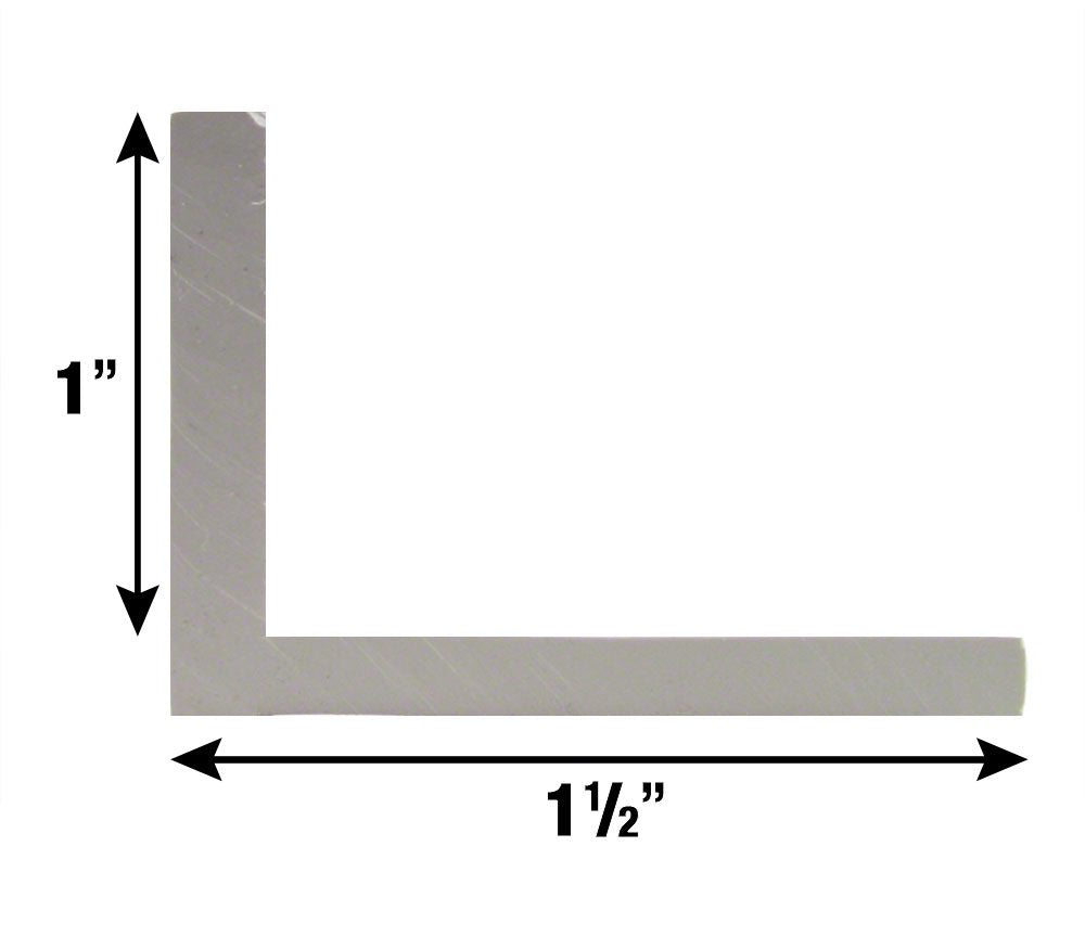 Curb Angle Edging No Tail - Gray - Sold Per Foot - Must Order in 10 Foot Increments