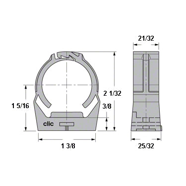 One Inche Hanger 1 Inch Plastic Pipe Hanger