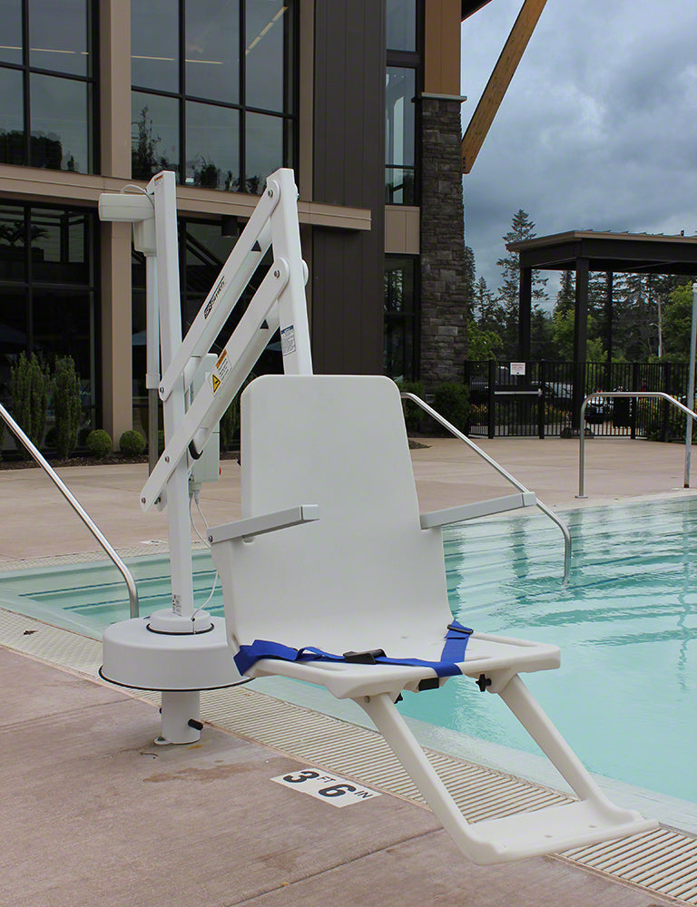 Splash! Round Post Pool Lift With Upgrade Kit - 300 Pound Capacity