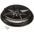 8 Inch StarGuard Main Drain Cover With Long Ring - Black