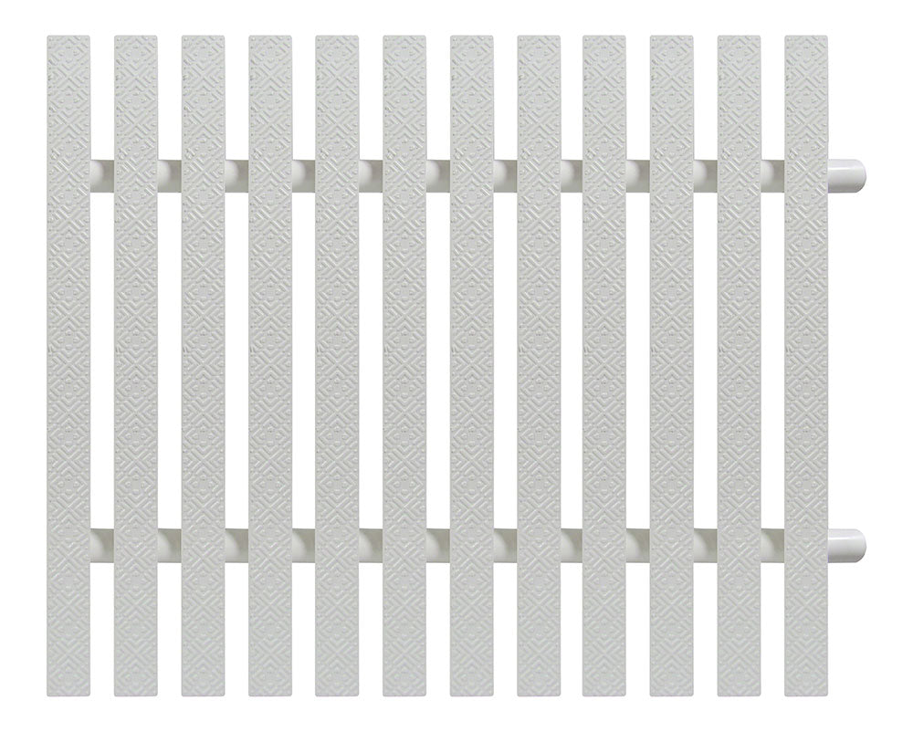 SuperGrip Perpendicular Grating 10 Inch - White - Sold Per Foot