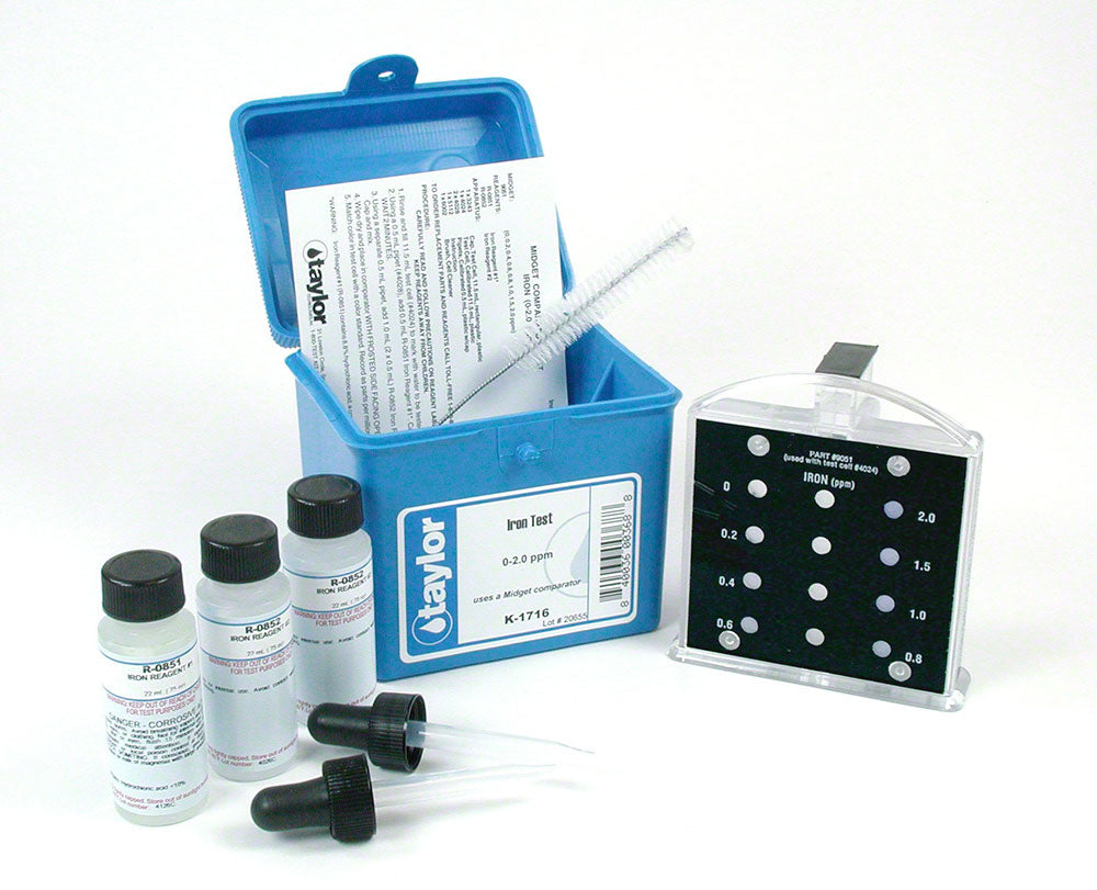 Taylor Midget Comparator Iron (Tripyridyl-s-triazine) Test Kit - K-1716