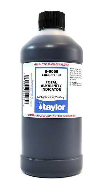 Taylor Total Alkalinity #8 - 16 Oz. Bottle - R-0008-E