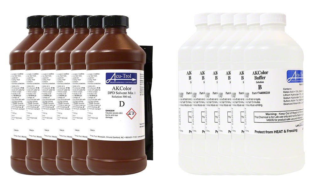AKColor Free Chlorine Chemical Kit - 6 Each