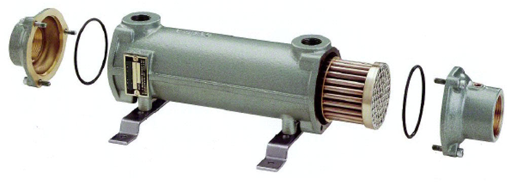 CN-XL Series 650,000 BTUs Cupro Nickel Tube Heat Exchanger
