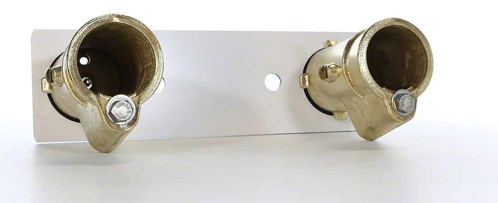 Bronze Anchor Sockets 1.90 Inch O.D. x 4 Inches - Pre-mounted 8 Inch Anchor Bar