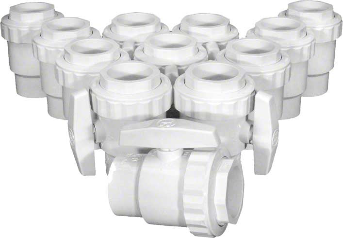 2-Way Trimline Ball Valve - 1-1/2 Inch Slip - Pack of 12