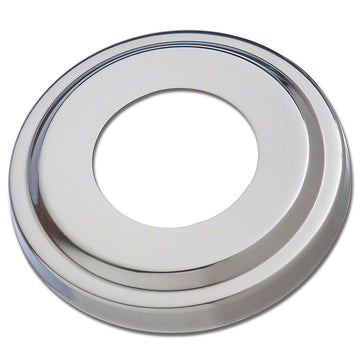 Stainless Steel Escutcheon Plate - 4 Inch Round