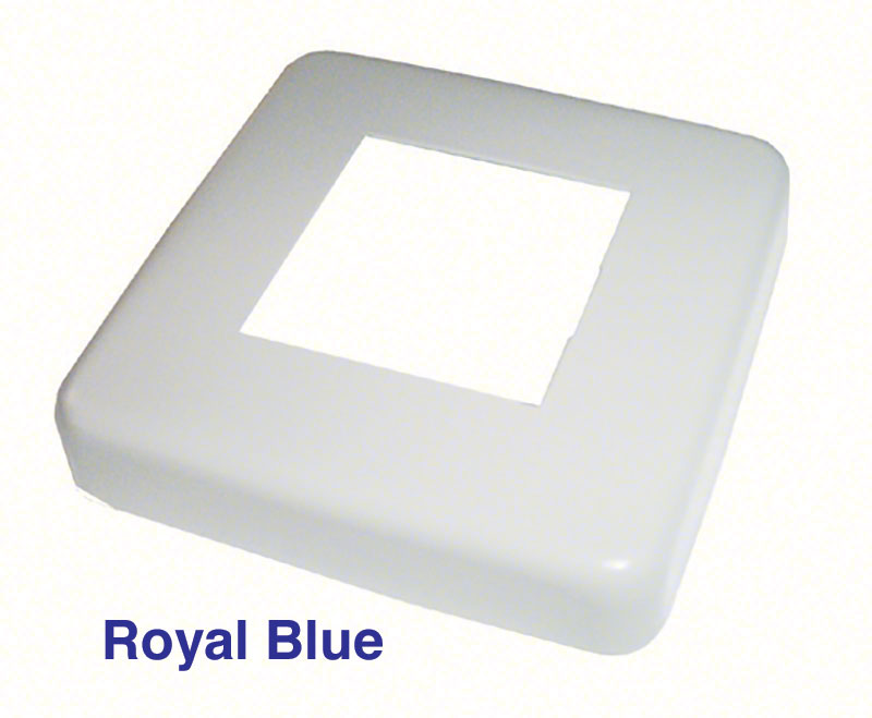 Legacy Platform Stainless Steel Escutcheon Plate - Royal Blue