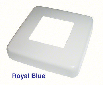 Legacy Platform Stainless Steel Escutcheon Plate - Royal Blue