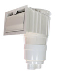 Renegade 2 Inch Socket (2-1/2 Inch Spigot) Gunite Skimmer Round - White