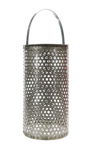 Hayward Model 30/30R Strainer Basket 3 Inch Flanged - Stainless Steel 1/4 Inch Perforations