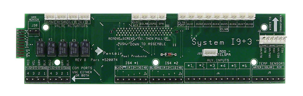 IntelliTouch i9+3 Personality Circuit Board