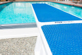 Salt Pool Jump System With 6 Foot TrueTread Board - Taupe Stand With Taupe Board and Tan TrueTread