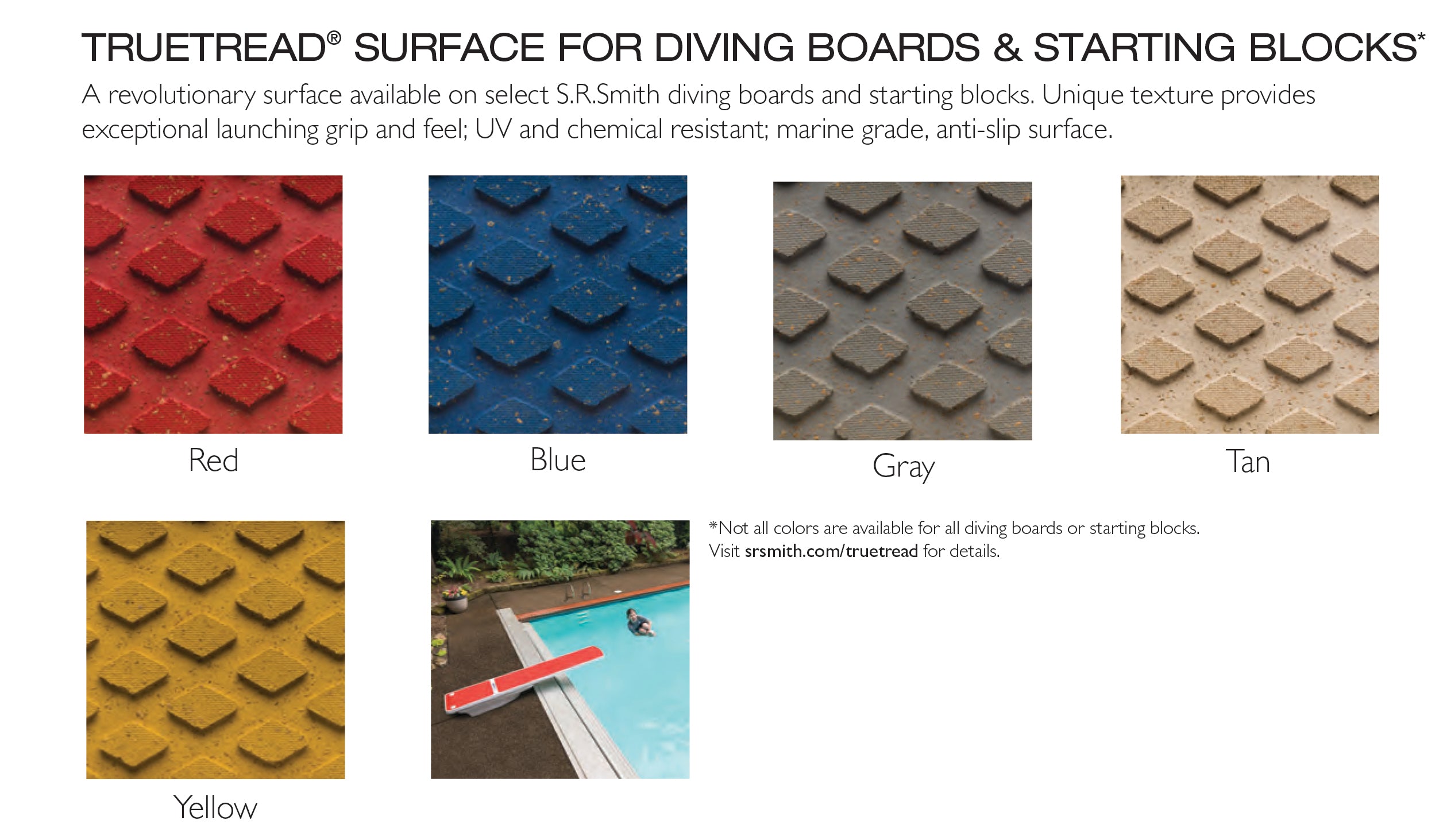 Salt Pool Jump System With 6 Foot TrueTread Board - White Stand With White Board and Tan TrueTread