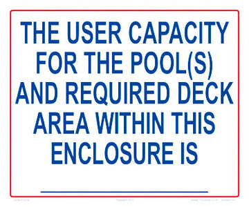 Swimming Pool and Spa Capacity Signs - Ensuring Safety and Compliance