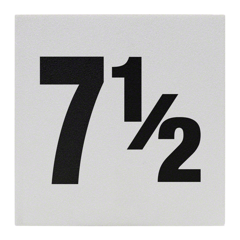 7.5 Ceramic Pool Depth Marker Tile - Non-Skid - C621075