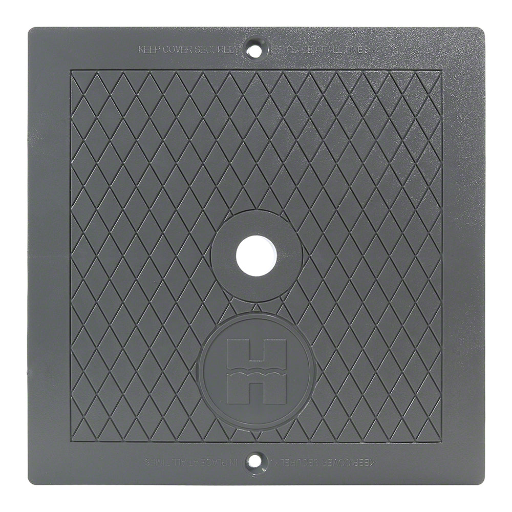 QP Skimmer Per Piscina A Bocca Lunga 360° – Coperchio Rotondo ABS, Misura 49x57x45 Cm, Colore Nero