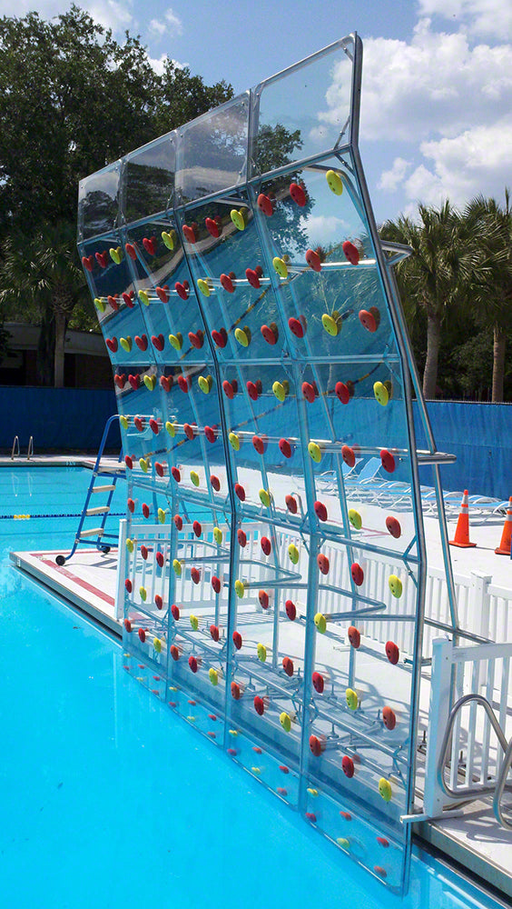 KerSplash Challlenger Pool Climbing Wall - 8 Foot Tall x 4 Foot Wide