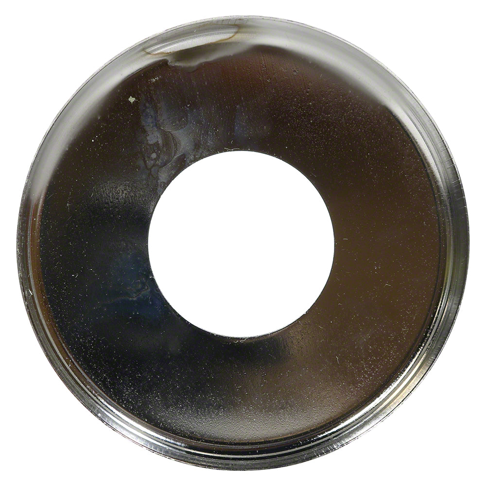 Stainless Steel Round Escutcheon Plate - 1.90 Inch O.D. - Marine Grade