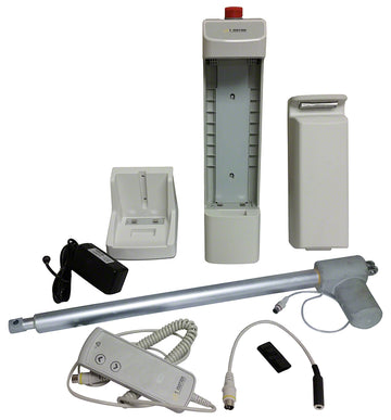 Global Lift Superior Series Battery Conversion Kit - Actuator, Bracket, Control Unit, Handset, Battery and Charger