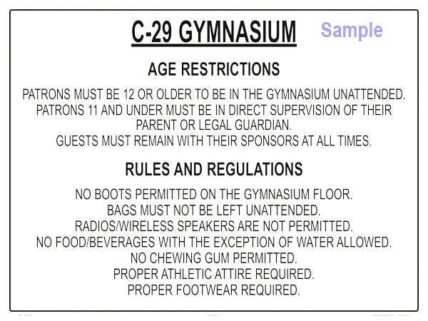 Custom Sign 24 x 18 Inches on Heavy Duty White Aluminum