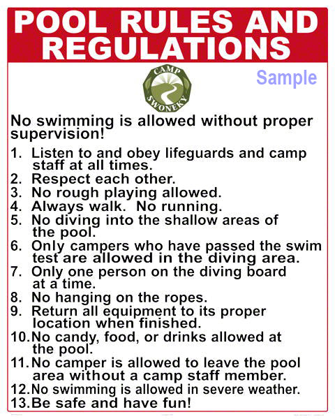 Custom Sign 24 x 30 Inches on White Styrene Plastic