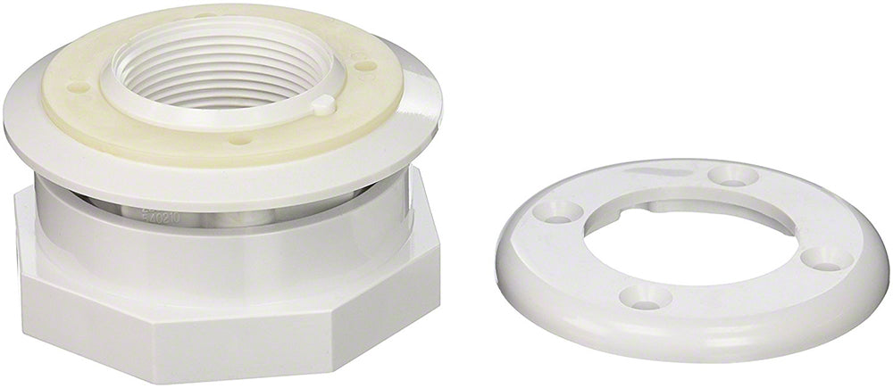 Return Fitting - 1-1/2 Inch FIPT - Vinyl Liner - White