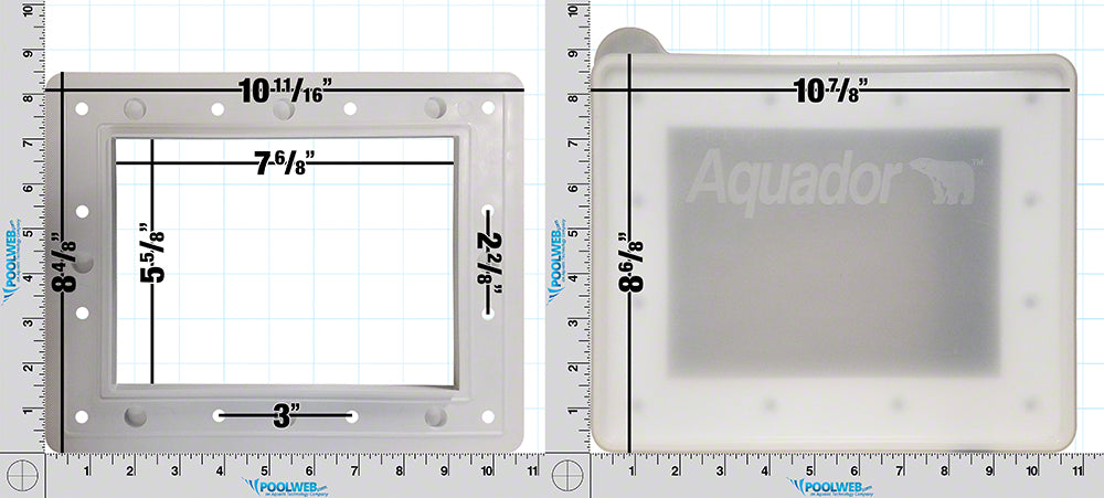 Inground Hayward SP1084 Aquador Winter Skimmer Plate Kit