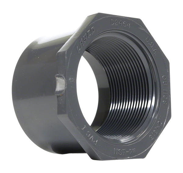 2-1/2 x 2 Inch, Reducing Bushing, Spigot x FIPT - Schedule 80
