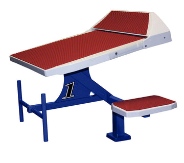 Velocity Standard Side Mount Starting Platform With Track Start - TrueTread Single Post - No Anchor